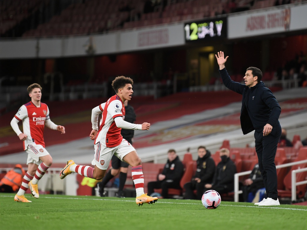 尽管阿森纳1比2落后，但马丁内利的进球无