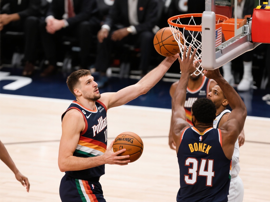 波格丹诺维奇高效砍下16分,三分神准5中4,正负值+20冠绝全场 以本场比赛为例,当波格丹诺维奇在外线吸引